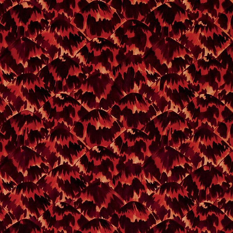 Tortoise Imperial 5007452 by Schumacher Designer Wallpaper Celerie Kemble 27.0" - Swanky Fabrics -