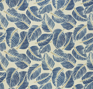Schumacher Fabric Costa Rica Indigo 176191