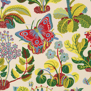 Schumacher Fabric Exotic Butterfly Multi 176181