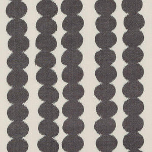 Schumacher Fabric Full Circle Faded Black 176250