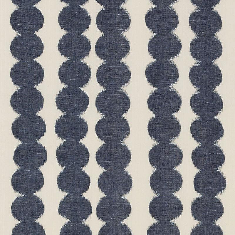 Full Circle Navy 176251 by Schumacher Designer Fabric Good Vibrations 18.5" - Swanky Fabrics -