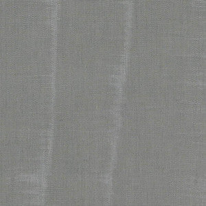Schumacher Fabric Incomparable Moir Steel 70403