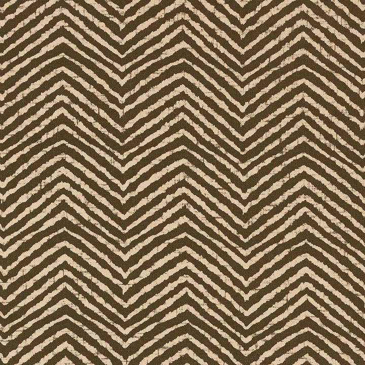 Moka Brown 176332 by Schumacher Designer Fabric Tribal Chic 6.5" - Swanky Fabrics -