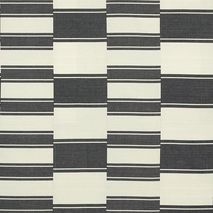 Nomad Black 69980 by Schumacher Designer Fabric Open Sky - Swanky Fabrics -