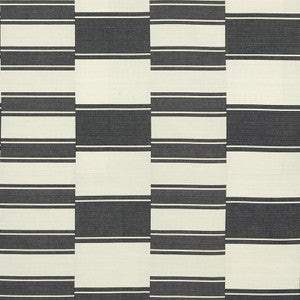 Schumacher Fabric Nomad Black 69980