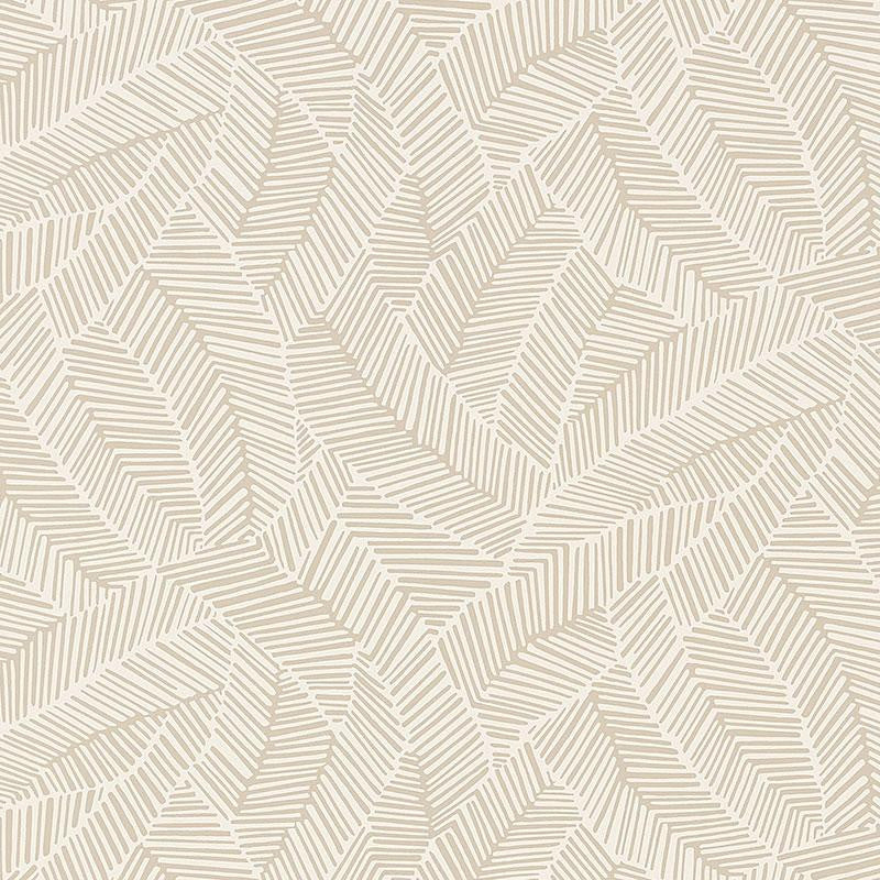 Abstract Leaf Linen 5007530 by Schumacher Designer Wallpaper Drawn From Nature 27.0" - Swanky Fabrics -