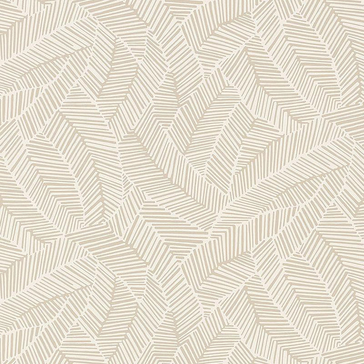 Abstract Leaf Linen 5007530 by Schumacher Designer Wallpaper Drawn From Nature 27.0" - Swanky Fabrics -