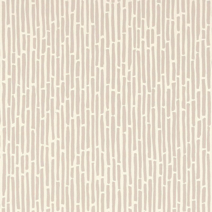 Bamboo Taupe 5007520 by Schumacher Designer Wallpaper Drawn From Nature 20.5" - Swanky Fabrics -