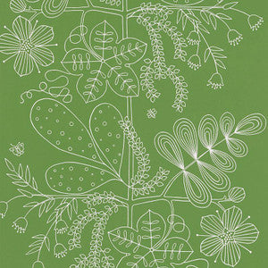Schumacher Wallpaper Blommen Leaf 5007492