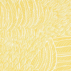 Schumacher Wallpaper Featherfest Citron 5007562