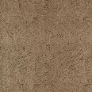 Schumacher Wallpaper Labyrinth Metallic Espresso 5007771