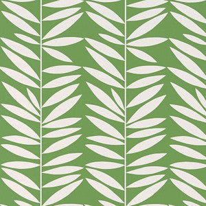 Schumacher Wallpaper Leaf Stripe Leaf 5007511