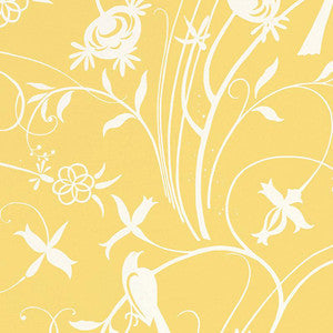 Schumacher Wallpaper Sky Meadow Yellow 5007622