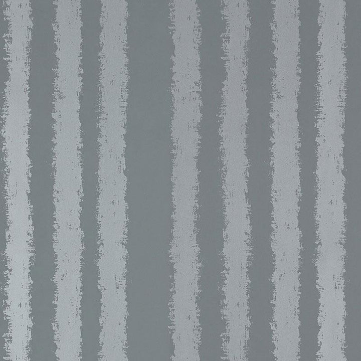 Tree Stand Slate Shimmer 5007603 by Schumacher Designer Wallpaper Drawn From Nature 27.0" - Swanky Fabrics -