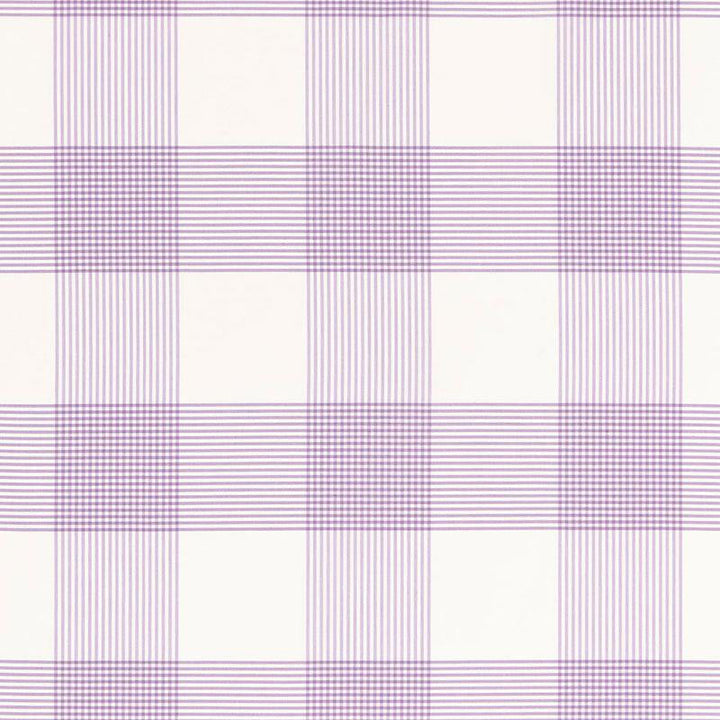 Antigua Plaid Lavender 68030 by Schumacher Designer Fabric Calypso 8.88" - Swanky Fabrics -