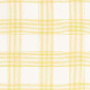 Schumacher Fabric Antigua Plaid Sunflower 68032