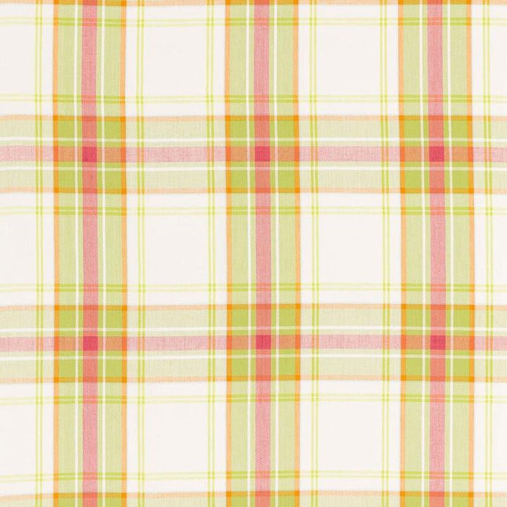 St. Martin Plaid Lime 68070 by Schumacher Designer Fabric Calypso 9.12" - Swanky Fabrics -
