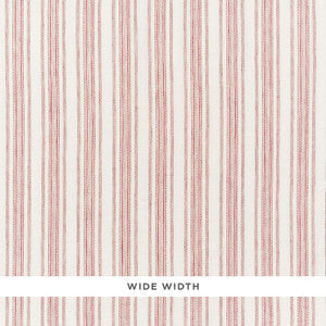 Schumacher Fabric Montallegro Linen Sheer Red 70013