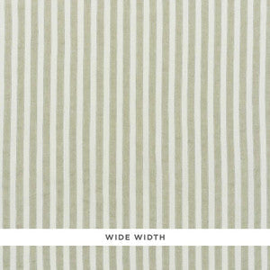 Schumacher Fabric Regatta Linen Stripe Sheer Sage 70034