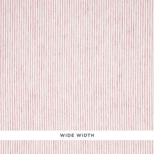 Schumacher Fabric Tori Stripe Sheer Rose 70065
