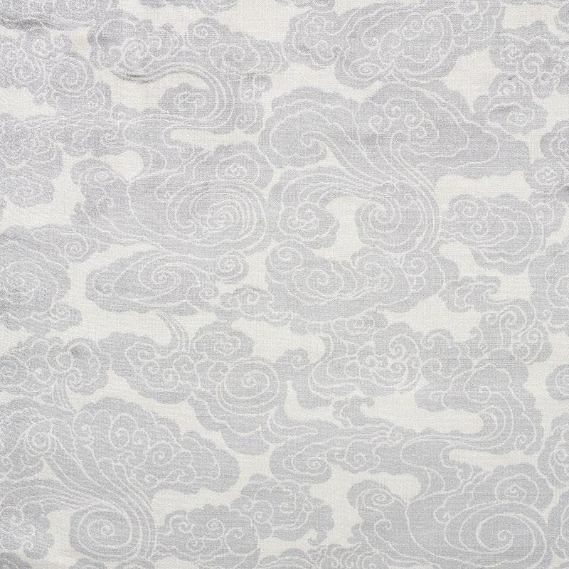 Sozan Velvet Platinum 74062 by Schumacher Designer Fabric Cut & Patterned Velvets 26.62" - Swanky Fabrics -