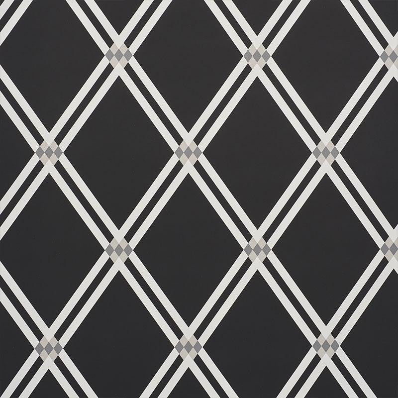 Asolo Charcoal 5009241 by Schumacher Designer Wallpaper Aunaturel 9.0" - Swanky Fabrics -