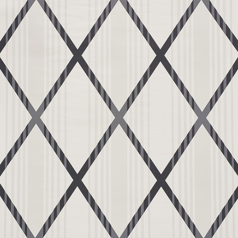 Monti Charcoal 5009250 by Schumacher Designer Wallpaper Aunaturel 9.0" - Swanky Fabrics -