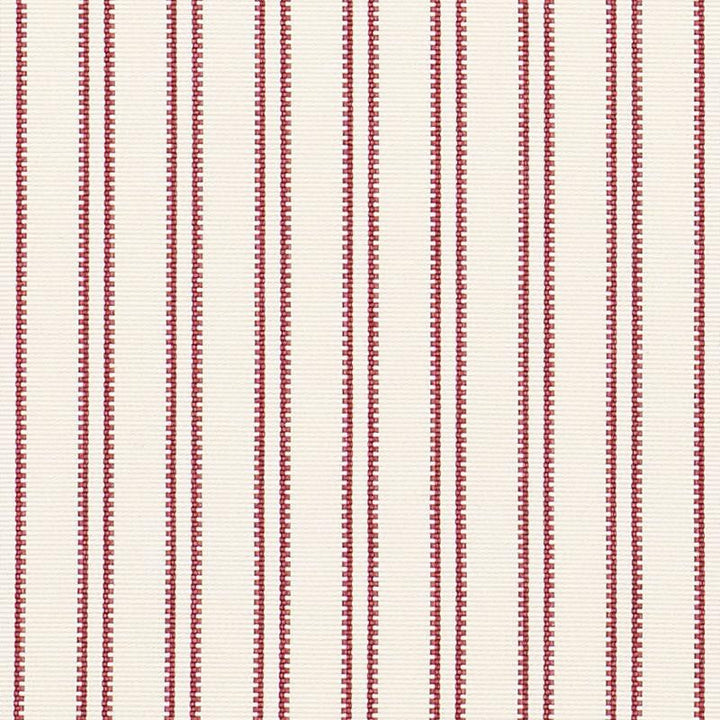 Morrison Red 69864 by Schumacher Designer Fabric Essentials: Small Scale Upholstery Fabrics 1.12" - Swanky Fabrics -