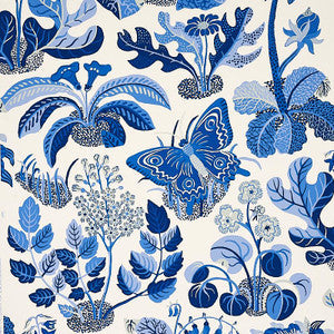 Schumacher Wallpaper Exotic Butterfly Marine 5008423