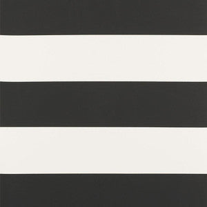 Schumacher Wallpaper Baxter Stripe Carbon 5008522