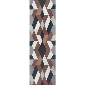 Schumacher Wallpaper Deco Diamonds Panel Carbon 5009201