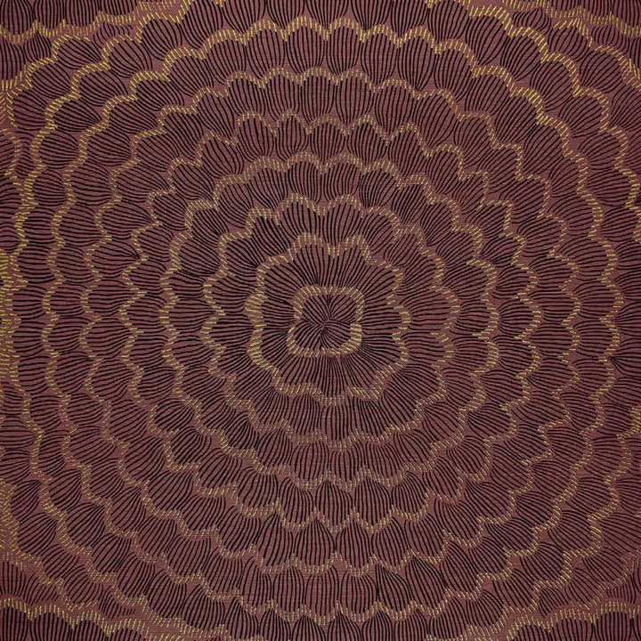 Feather Bloom Sisal Golden Plum 5006073 by Schumacher Designer Wallpaper Celerie Kemble 34.0" - Swanky Fabrics -