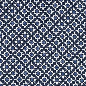 Schumacher Fabric Serendipity Blues 176422