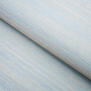 Schumacher Wallpaper Haiku Sisal Cerulean 5006862