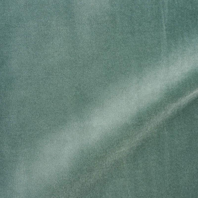 Rocky Performance Velvet Sea Glass 70487 by Schumacher Designer Fabric Perfect Basics: Velvet - Swanky Fabrics -