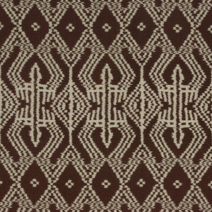 Schumacher Fabric Asaka Ikat Espresso 176093