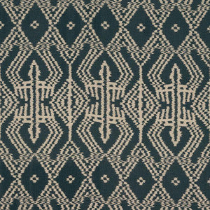 Schumacher Fabric Asaka Ikat Charcoal 176094