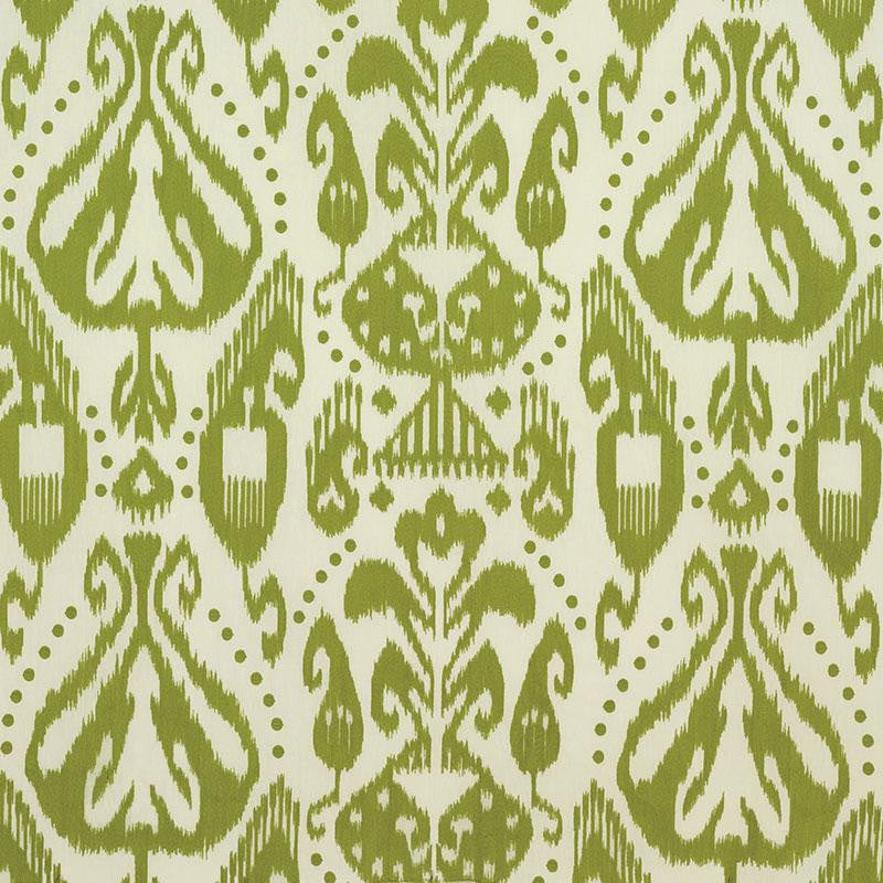 Kiva Embroidered Ikat Grass 69483 by Schumacher Designer Fabric Ikat Collection 25.75" - Swanky Fabrics -