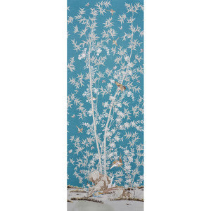 Schumacher Wallpaper Brighton Pavilion Panel Peacock 5007741