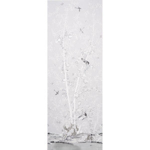 Schumacher Wallpaper Brighton Pavilion Panel Black & White 5007742