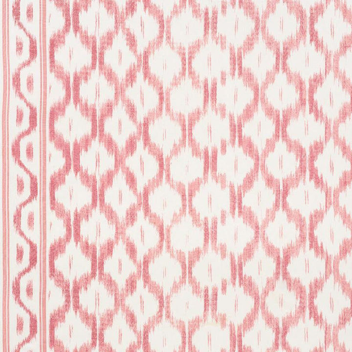 Santa Monica Ikat Faded Red 176503 by Schumacher Designer Fabric Mark D. Sikes 52.75" - Swanky Fabrics -
