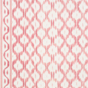 Schumacher Fabric Santa Monica Ikat Faded Red 176503