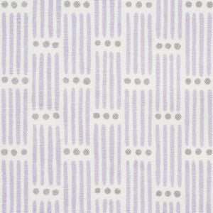 Schumacher Fabric Dotted Stripe Lilac 177712