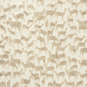 Schumacher Fabric Fauna Natural 177721