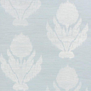 Schumacher Wallpaper Agra Sisal Sky 5009280