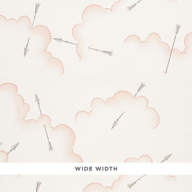 Mercurio Blush 5009351 by Schumacher Designer Wallpaper Charlap Hyman & Herrero 54.0" - Swanky Fabrics -