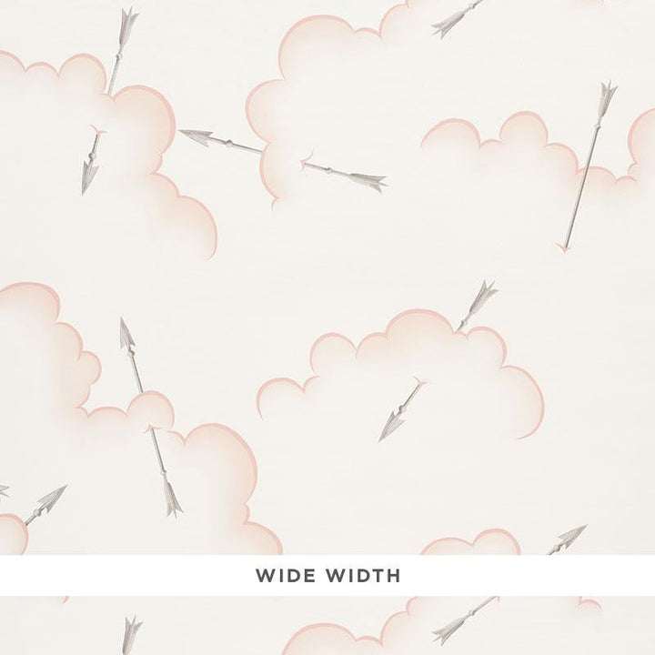Mercurio Blush 5009351 by Schumacher Designer Wallpaper Charlap Hyman & Herrero 54.0" - Swanky Fabrics -