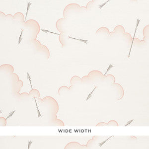 Schumacher Wallpaper Mercurio Blush 5009351