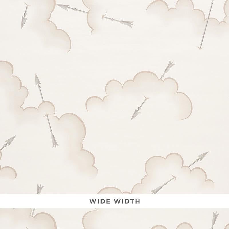 Mercurio Natural 5009352 by Schumacher Designer Wallpaper Charlap Hyman & Herrero 54.0" - Swanky Fabrics -