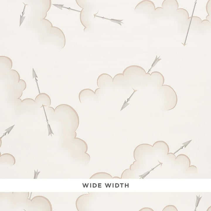 Mercurio Natural 5009352 by Schumacher Designer Wallpaper Charlap Hyman & Herrero 54.0" - Swanky Fabrics -